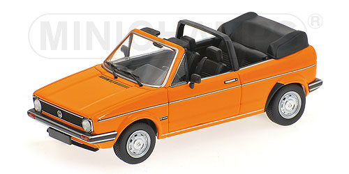 VOLKSWAGEN GOLF CABRIOLET – 1980 – ORANGE L.E. 1008 pcs. 1:43 model