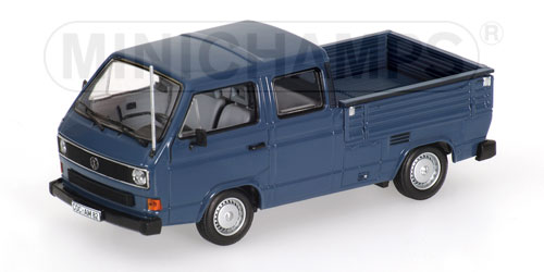 VOLKSWAGEN T3 DOKA-PRITSCHE – 1983 – BLUE L.E. 1488 pcs. 1:43 model
