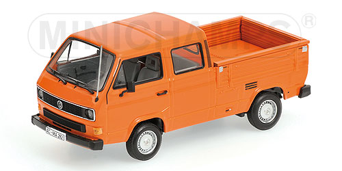 VOLKSWAGEN T3 DOKA-PRITSCHE – 1983 – ORANGE L.E. 1008 pcs. 1:43 model