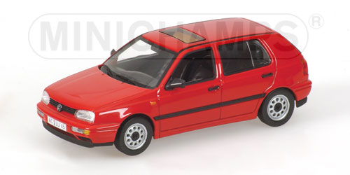 VOLKSWAGEN GOLF – 1993 – RED - L.E. 2496 pcs. 1:43 model