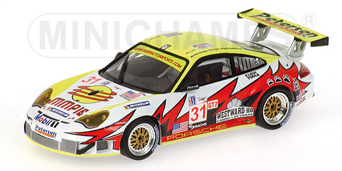 PORSCHE 911 GT3 RSR – BERGMEISTER/LONG/LUHR – WINNERS – PETERSEN MOTORSPORTS – 12H SEBRING 2005 L.E. 2112 pcs. 1:43 model