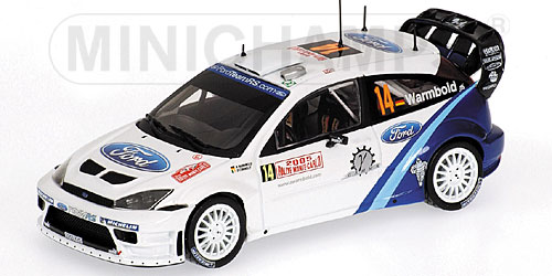 FORD FOCUS RS WRC – WARMBOLD/CONNOLLY – RALLY MONTE CARLO 2005 L.E. 1008 pcs. 1:43 model