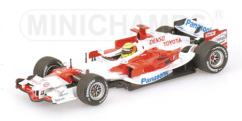 PANASONIC TOYOTA TF106 R.SCHUMACHER 1:43 model