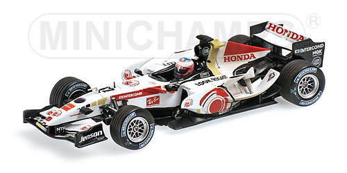 HONDA F1 RACING RA106 – JENSON BUTTON – WINNER HUNGARY GP 2006 – ‘DIRTY VERSION’ L.E. 1008 pcs. 1:43 model