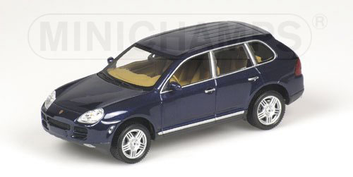 PORSCHE CAYENNE S – 2002 – BLUE METALLIC 1:43 model