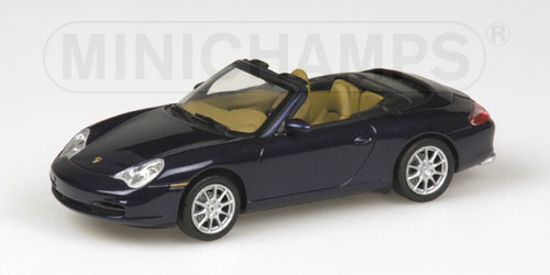 PORSCHE 911 CABRIOLET – 2001 – BLUE METALLIC 1:43 model