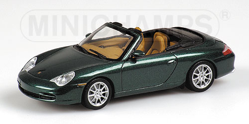 PORSCHE 911 CABRIOLET – 2001 – GREEN METALLIC L.E. 2016 pcs. 1:43 model