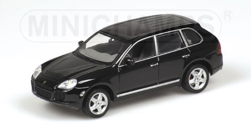PORSCHE CAYENNE TURBO – 2002 – BLACK METALLIC 1:43 model