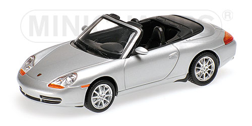 PORSCHE 911 (996) CABRIOLET – 1998 – SILVER L.E. 312 pcs. 1:43 model