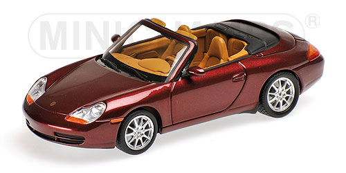 PORSCHE 911 (996) CABRIOLET – 1998 – RED METALLIC L.E. 312 pcs. 1:43 model