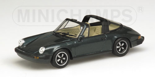PORSCHE 911 TARGA – 1977 – BLUE 1:43 model