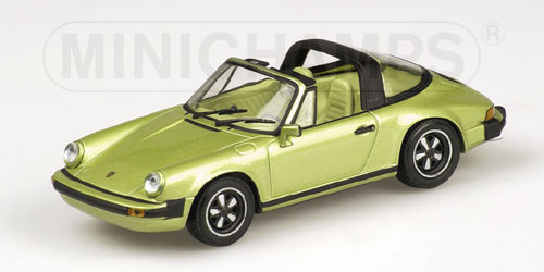PORSCHE 911 TARGA – 1977 – GREEN METALLIC 1:43 model