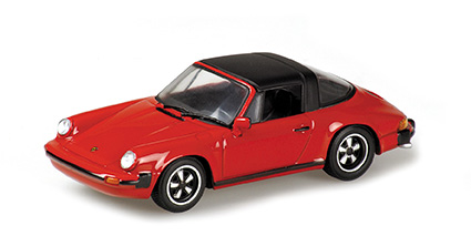 PORSCHE 911 TARGA – 1977 – RED 1:43 model