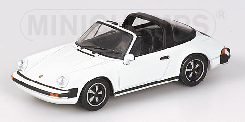 PORSCHE 911 TARGA – 1977 – WHITE 1:43 model