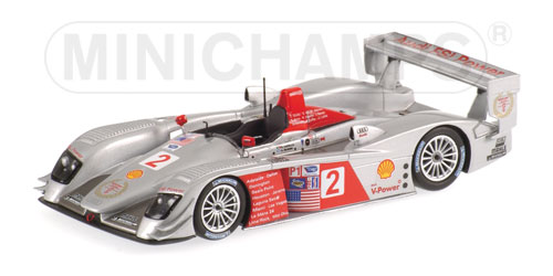 AUDI R8 – MCNISH/CAPELLO – WINNERS NEW ENGLAND GRAND PRIX – TEAM AUDI SPORT NORTH AMERICA -ELMS 2006 L.E. 1008 pcs. 1:43 model