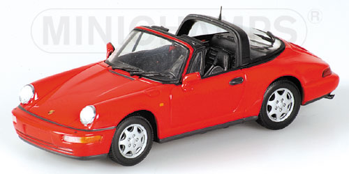 PORSCHE 911 TARGA – 1991 – RED 1:43 model