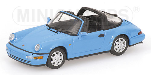 PORSCHE 911 TARGA – 1991 – BLUE L.E. 1488 pcs. 1:43 model