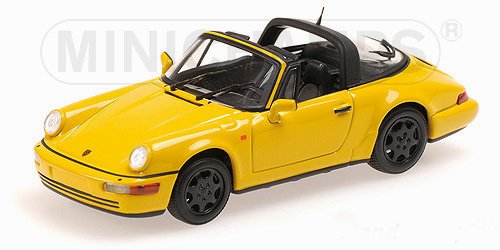 PORSCHE 911 TARGA – 1991 – YELLOW L.E. 1008 pcs. 1:43 model