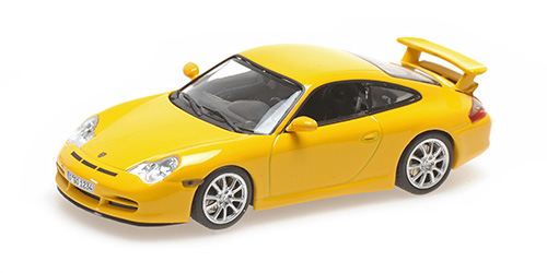 PORSCHE 911 GT3 – 2003 – YELLOW – 25 YEARS 911 GT3 1:43 model