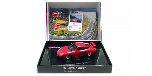 PORSCHE 911 GT3 – 2003 – RED – SPORT AUTO - L.E. 525 pcs. 1:43 model