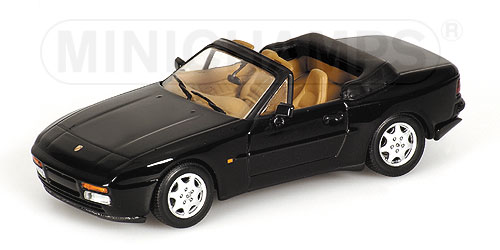PORSCHE 944 CABRIOLET – 1991 – BLACK 1:43 model