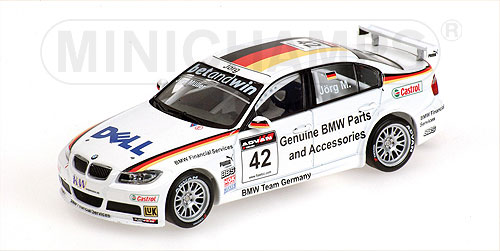 BMW 320SI – JÖRG MÜLLER – WINNER RACE 2 OSCHERSLEBEN – BMW TEAM GERMANY – WTCC 2006 L.E. 1008 pcs. 1:43 model
