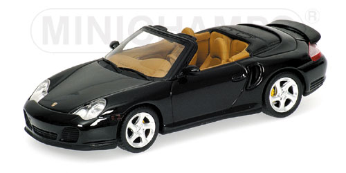 PORSCHE 911 TURBO CABRIOLET – 2005 – GREEN METALLIC 1:43 model