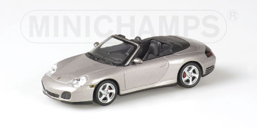 PORSCHE 911 4S CABRIOLET – 2003 – GREY METALLIC 1:43 model