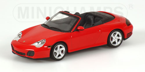 PORSCHE 911 4S CABRIOLET – 2003 – RED 1:43 model