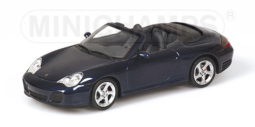 PORSCHE 911 4S CABRIOLET – 2003 – BLUE 1:43 model