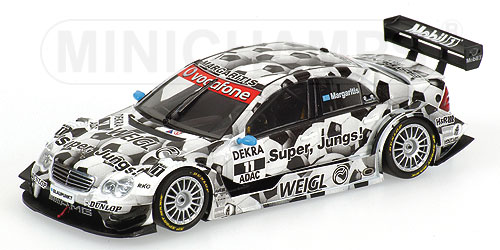 MERCEDES-BENZ C-CLASS – ‘FOOTBALL’ – ALEXANDROS MARGARITIS – TEAM PERSSON MOTORSPORT – DTM 2006 L.E. 1440 pcs. 1:43 model