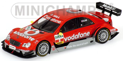 MERCEDES-BENZ C-CLASS – DAMON HILL – BRANDS HATCH TEST – DTM 2006 L.E. 1536 pcs. 1:43 model