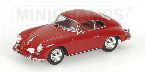 PORSCHE 356 A COUPE – 1959 – RUBY RED L.E. 2016 pcs. 1:43 model