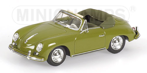PORSCHE 356 A CABRIOLET – 1956 – LIGHT GREEN L.E. 2016 pcs. 1:43 model