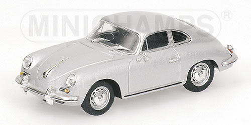 PORSCHE 356 B COUPE – 1961 – SILVER L.E. 3024 pcs. 1:43 model