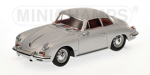 PORSCHE 356 B HARDTOP COUPE – 1961 – SILVER L.E. 1008 pcs. 1:43 model
