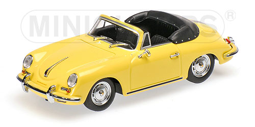 PORSCHE 356 B CABRIOLET – 1960 – YELLOW L.E. 252 pcs. 1:43 model