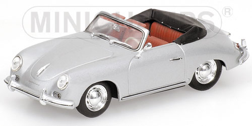 PORSCHE 356 CABRIOLET – 1954 – SILVER – ‘STUTTGART’ L.E. 3024 pcs. 1:43 model