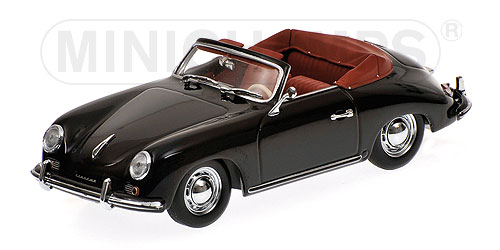 PORSCHE 356 CABRIOLET – 1954 – BLACK L.E. 1008 pcs. 1:43 model
