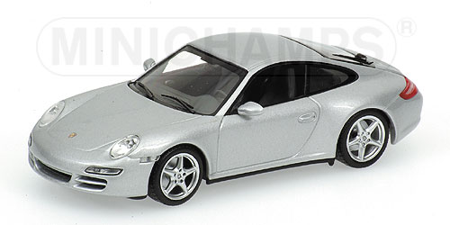 PORSCHE 911 CARRERA 4S COUPE – 2005 – SILVER 1:43 model