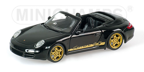 PORSCHE 911 CARRERA 4S CABRIOLET – 2005 – BLACK L.E. 1632 pcs. 1:43 model