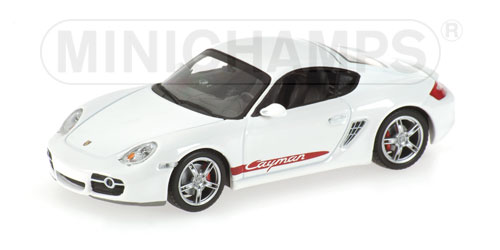 PORSCHE CAYMAN S – 2005 – WHITE L.E. 1488 pcs. 1:43 model