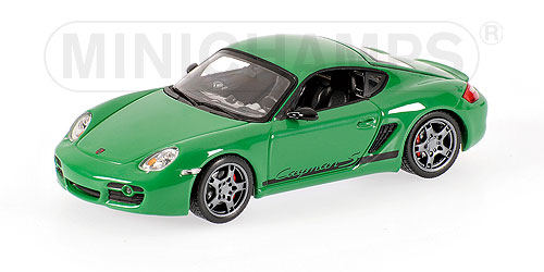 PORSCHE CAYMAN S – 2005 – GREEN L.E. 672 pcs. 1:43 model