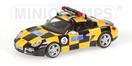 PORSCHE CAYMAN S – 2007 – ‘FOLLOW ME’ HANNOVER AIRPORT L.E. 1200 pcs. 1:43 model