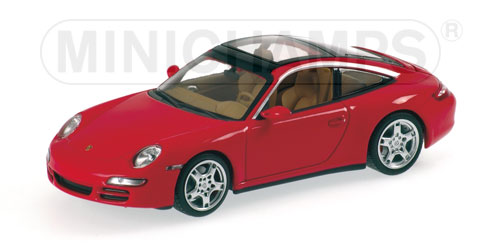 PORSCHE 911 TARGA – 2006 – RED L.E. 1632 pcs. 1:43 model