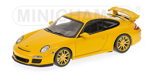 PORSCHE 911 GT3 (997 II) – 2009 – YELLOW W/YELLOW WHEELS L.E. 399 pcs. 1:43 model