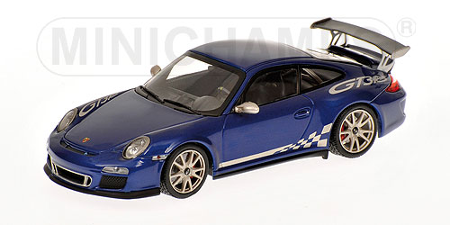 PORSCHE 911 GT3 RS 3.8 (997 II) – 2009 – BLUE METALLIC L.E. 1536 pcs. 1:43 model