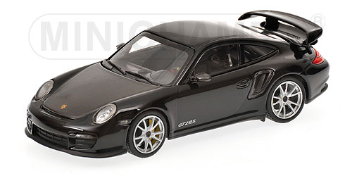PORSCHE 911 (997 II) GT2 RS – 2010 – BLACK W/ SILVER WHEELS L.E. 500 pcs. 1:43 model