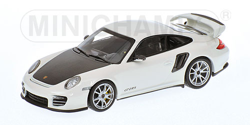 PORSCHE 911 (997 II) GT2 RS – 2010 – WHITE W/ SILVER WHEELS L.E. 500 pcs. 1:43 model