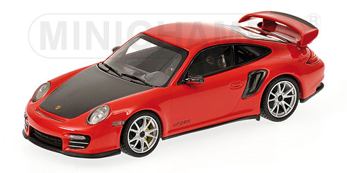 PORSCHE 911 (997 II) GT2 RS – 2010 – RED W/ SILVER WHEELS L.E. 500 pcs. 1:43 model